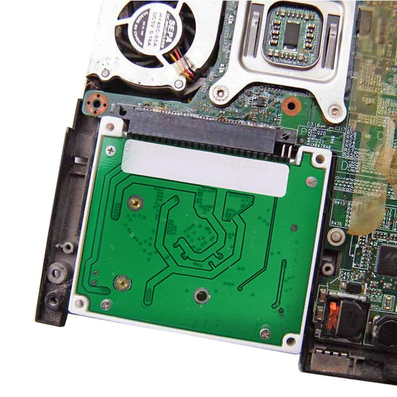 [Australia - AusPower] - Xiwai Low Profile Half-Heigh mSATA SSD to 2.5 inch IDE 44pin Hard Disk Case Enclosure for Notebook Laptop 