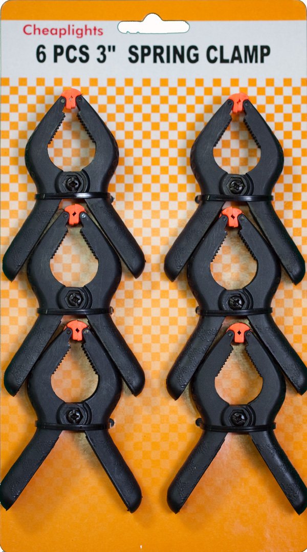[Australia - AusPower] - Cheaplights 6 PCS 3.75" Spring Clamps Limited edition 