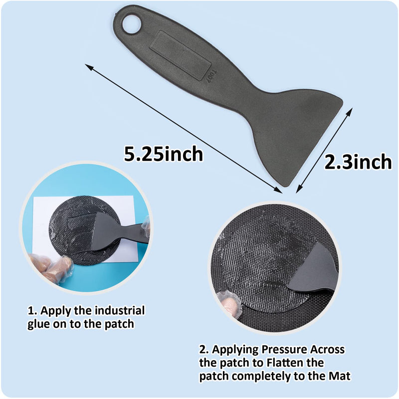 [Australia - AusPower] - ifeolo Trampoline Patch Repair Kit 4 inch Circle On Patches | Repair Trampoline Mat Tear or Hole in a Trampoline Mat 2 Piece 