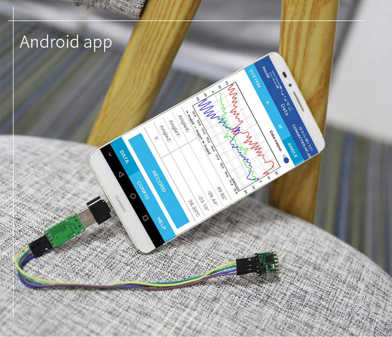 [Australia - AusPower] - 【9-Axis Accelerometer+Tilt Sensor】WT901 High-Accuracy Acceleration+Gyroscope+Angle +Magnetometer with Kalman Filtering, Triaxial MPU9250 AHRS IMU (IIC/TTL, 200Hz), for PC/Android/Arduino 