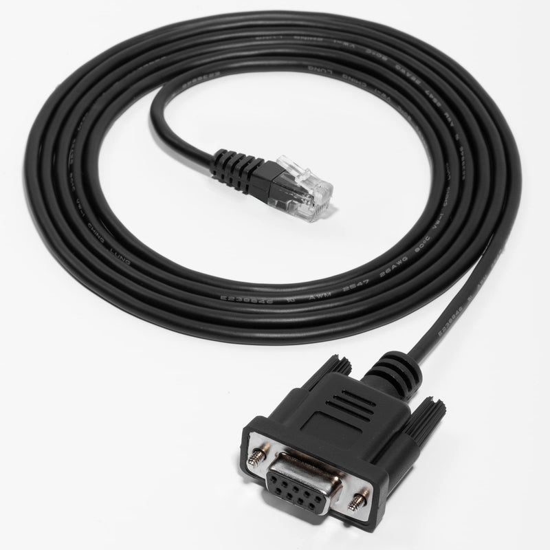 [Australia - AusPower] - LIANSHU Nexstar RS 232 PC Interface Cable(RS 232 DB9Pin Female to RJ11 4P4C) L=6FT Black (1Pack) 1Pack 