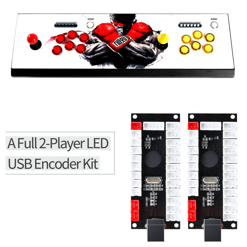 [Australia - AusPower] - Hikig Zero Delay LED PC Encoder USB to Joystick for LED Arcade Buttons & Joysticks - DIY Your Own Arcade Game Console - MAME, Raspberry Pi Compatable 