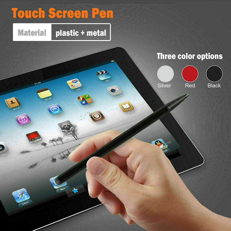 [Australia - AusPower] - Capacitive and Resistive Stylus Pen(3pcs) Universal High Sensitive & Precision Capacitive Disc Tip Touch Screen Pen Stylus, 2 in 1 Touch Screen Pen Fits for iPhone iPad Samsung Tablet Phone PC & Other 