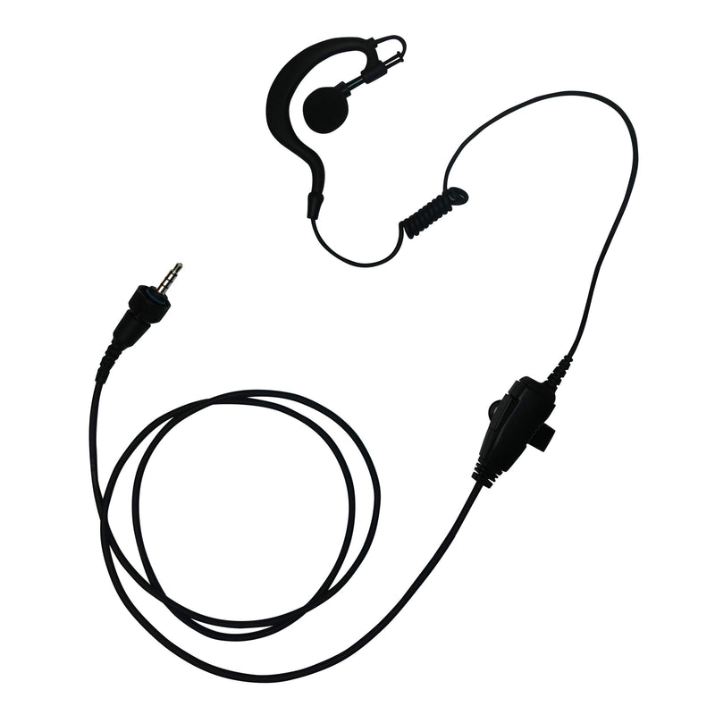 [Australia - AusPower] - Sheepdog Commercial Series Earpiece for Kenwood ProTalk Digital NX-P500, EMC-13W, EMC-14W, and KHS-37W, 1-Wire Privacy G-Hook Headset with Mic 
