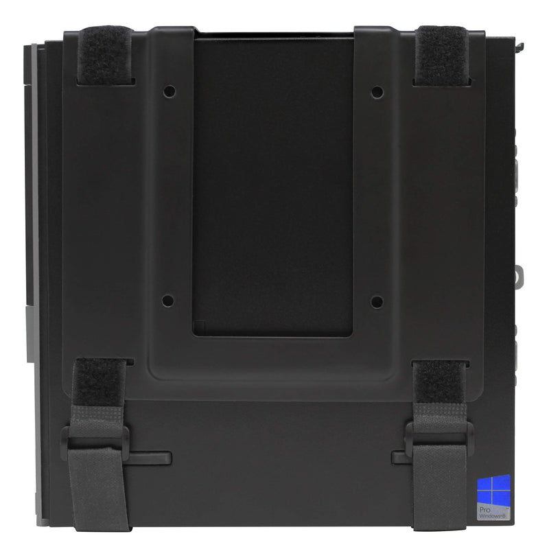 [Australia - AusPower] - HumanCentric SFF Under Desk PC Mount and PC Wall Mount Bracket for Small Form Factor Desktop Tower, UPS Wall Mount Bracket, CPU Holder Under Desk Mount, Adjustable Computer Mount with Straps 