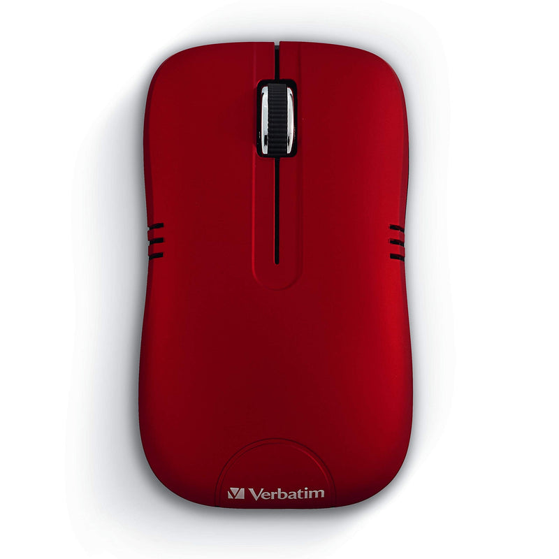 [Australia - AusPower] - Verbatim Wireless Notebook Optical Mouse, Commuter Series – Matte Red 