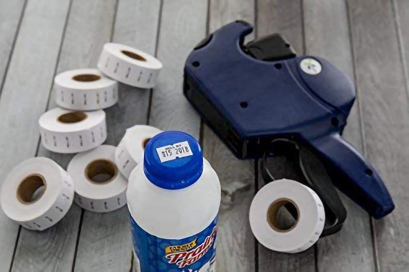 [Australia - AusPower] - Perco "Sell by" 1 Line Labels - 1 Sleeve, 8,000 Sell by Labels for Perco 1 Line Date Guns 1- Sleeve White 