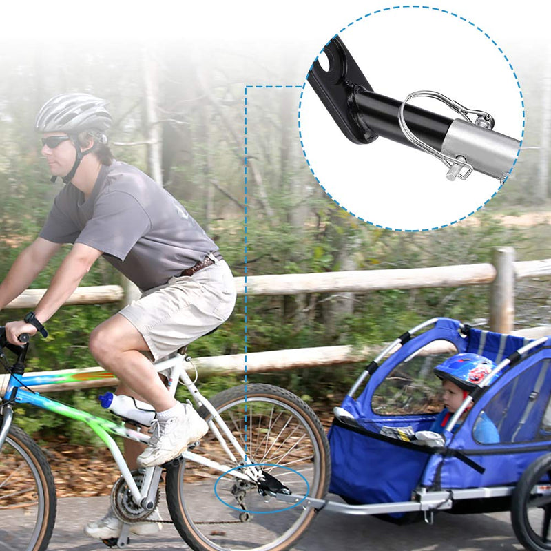 [Australia - AusPower] - QKURT 2 Pack Bike Trailer Coupler, Bicycle Trailer Hitch Connector Attachment for Child, Pet, Cargo Bike Trailers 