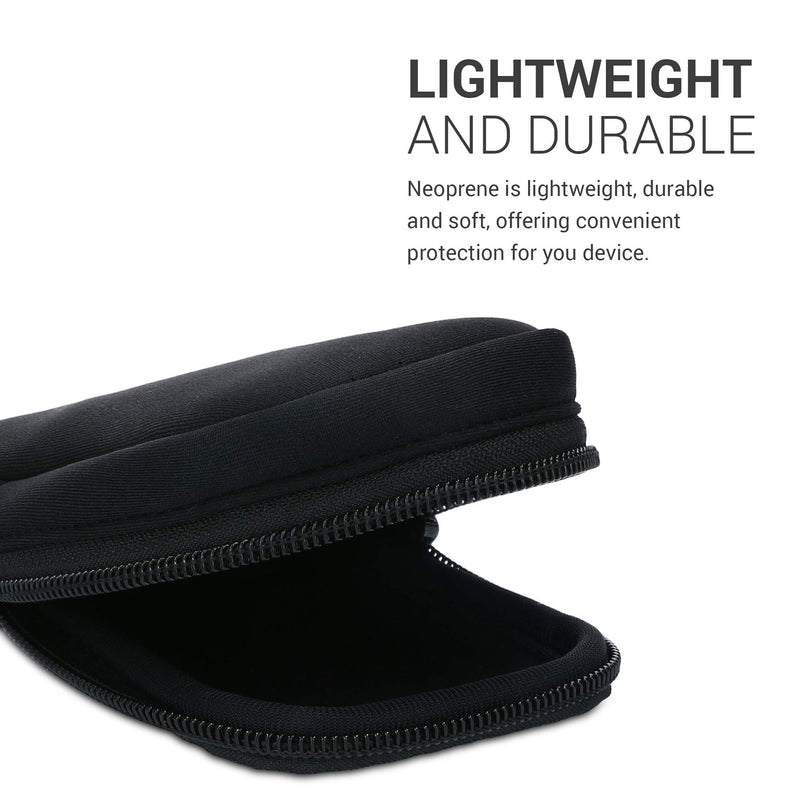 [Australia - AusPower] - kwmobile Soft Case Compatible with Garmin GPSMAP 66s / 66st / 66i - Protective Pouch for Handheld GPS - Black 