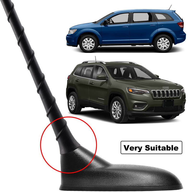 [Australia - AusPower] - Boigoo Cars Antenna Compatible for Jeep Cherokee Grand Cherokee, AM/FM Radio Antennas Mast Compatible for Dodge Durango Dart Journey Chrysler 200 - Replace OEM 5091100AA 68297936AA 5091100AB 