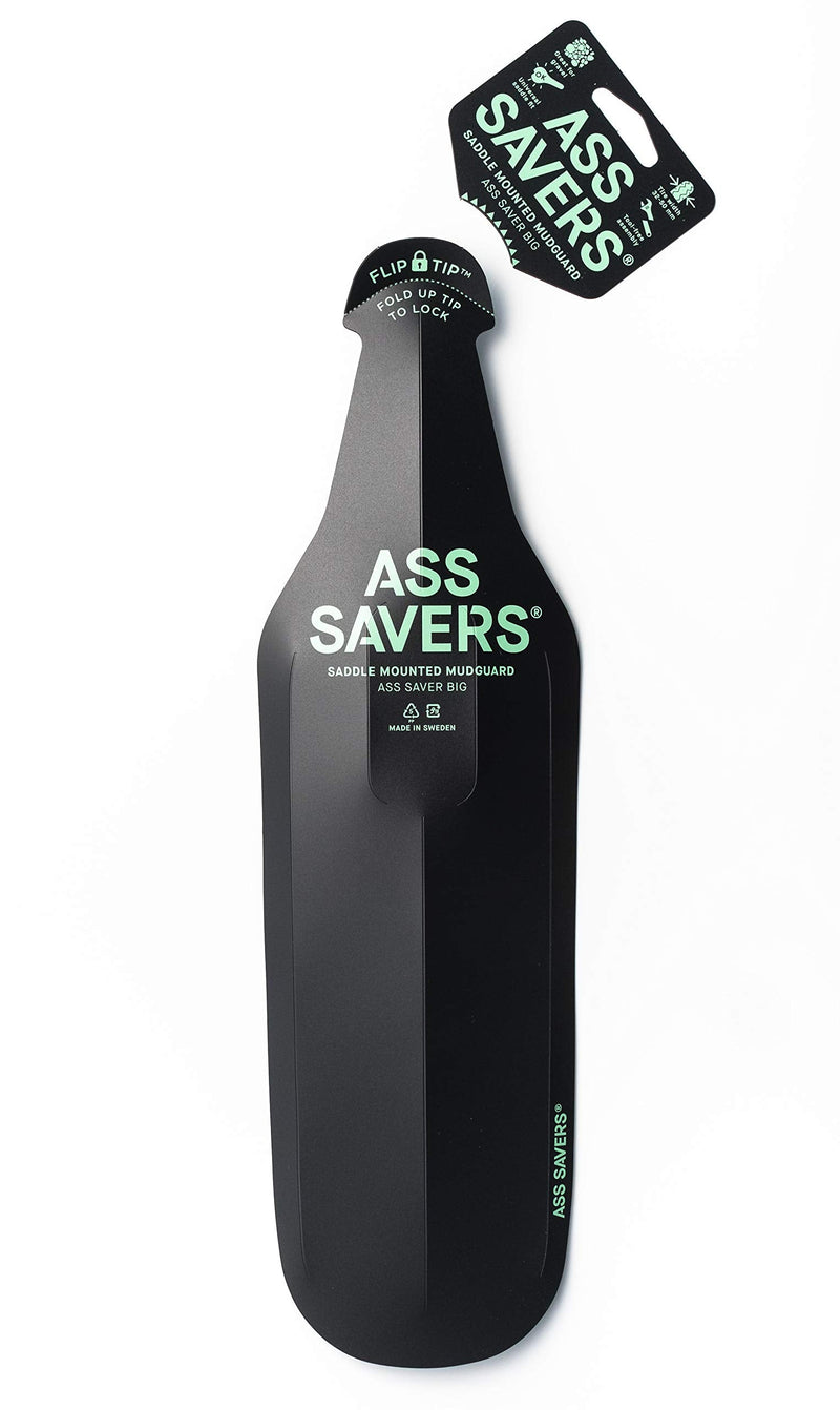 [Australia - AusPower] - Ass Savers Big Saddle Mounted Mudguard for Wide Tyres xx/big Black 
