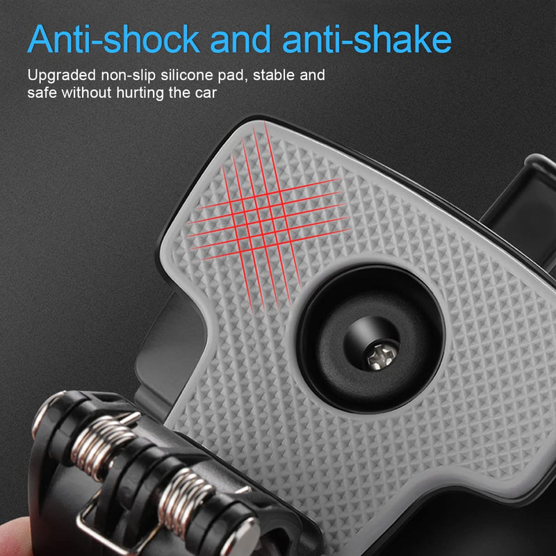 [Australia - AusPower] - Car Phone Mount, 360°Rotatable Phone Holder with Clip for Car Dashboard, Rearview Mirror, Sun Visor, Suitable for 4 to 7 inch Smartphones 