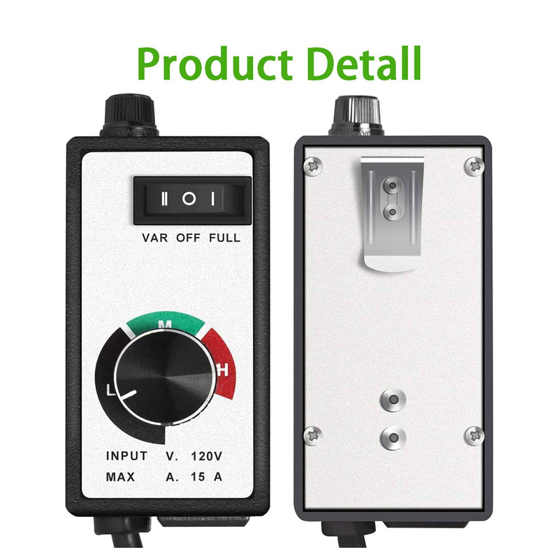 [Australia - AusPower] - ALL-CARB Router Fan Electric Motor Rheostat Variable Speed Controller AC 1500W / 120V / 15A 