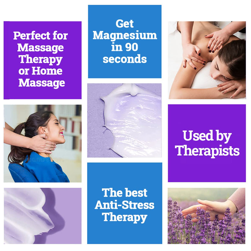[Australia - AusPower] - VAL Pure Zechstein Topical Magnesium Chloride Dual Purpose Massage Cream with MSM and Organic Oils 8 OZ Muscle Relaxant Cream Easy Glide More Workability for Whole Body Non Greasy Used by Therapists 