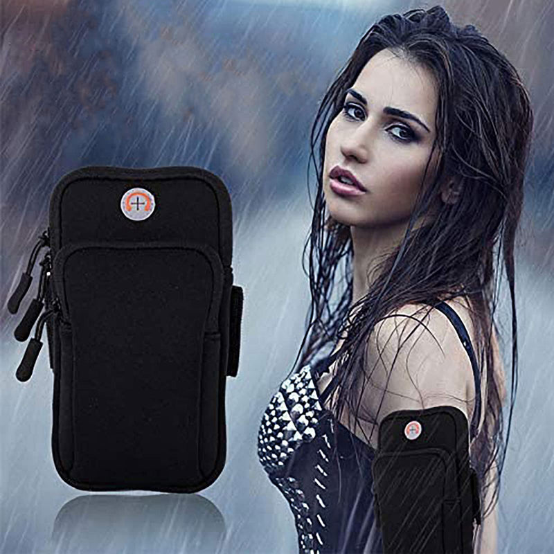 [Australia - AusPower] - MOVOYEE 2Pack Phone Armband for Running,Cell Phone Holder Arm Band Case for iPhone 12 11 Pro Max Xs Max Xr X 8 7 6S 6 Plus SE 5/Samsung Galaxy S10 S9,Waterproof Phone Pouch for iPhone Running Armband 