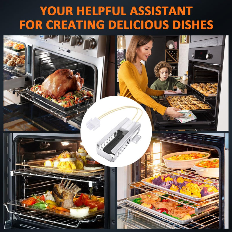 [Australia - AusPower] - WKZO DG94-00520A Gas Range Oven Igniter Compatible with Samsung NX58H5600SS NX58H5650WS Range Oven, Replaces WB13K21 Norton 501a Fit for 