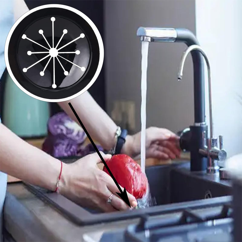 [Australia - AusPower] - 3 Inch Garbage Disposal Splash Guard Collar Sink Garbage Disposal Splash Guard Sink Stopper Universal Rubber Food Waste Disposer for Whirlaway, Waste King, Sinkmaster and GE Models Type-C Convertor 