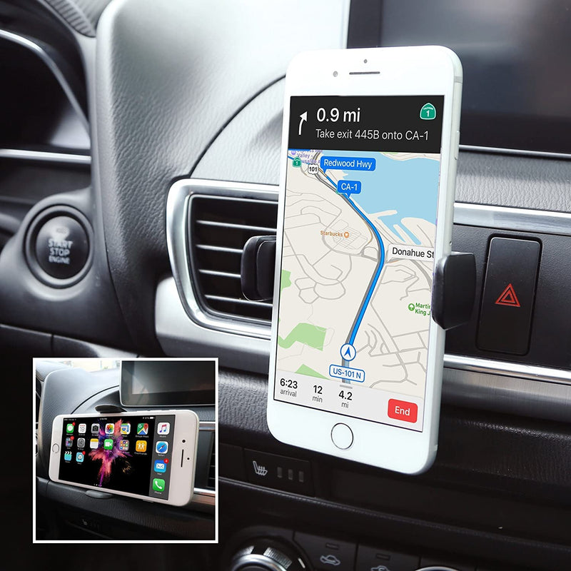 [Australia - AusPower] - Kenu Airframe Pro | Universal Vent Car Phone Mount Holder for iPhone, Android, Pixel, Samsung, LG, Moto, Huawei, Nokia, and Large to XL Smartphones Black Large to XL Phones 