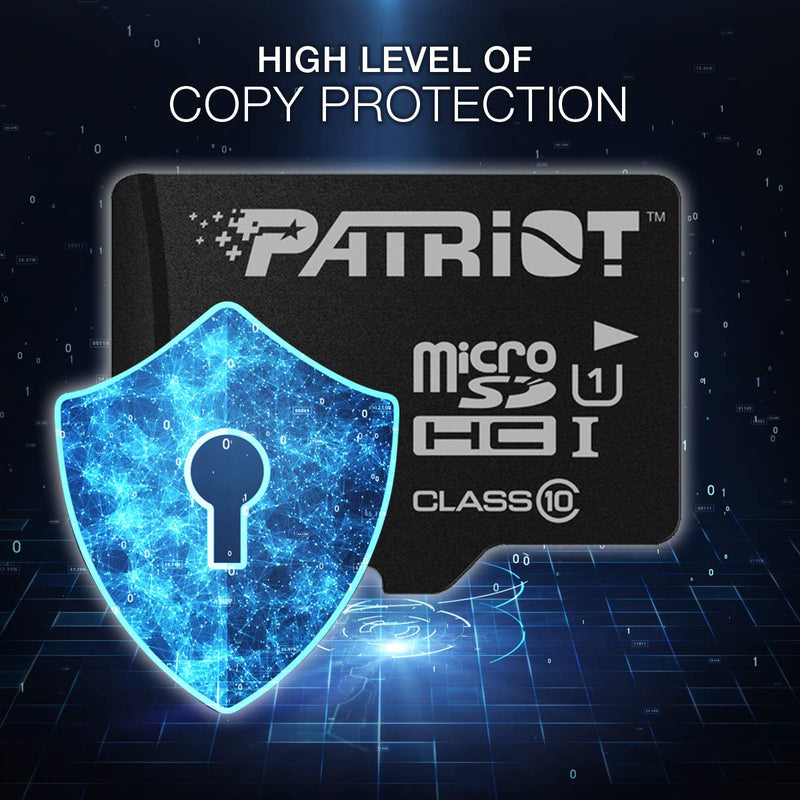 [Australia - AusPower] - Patriot LX Series Micro SD Flash Memory Card 16GB - 5 Pack Black 16GB 5-Pack 