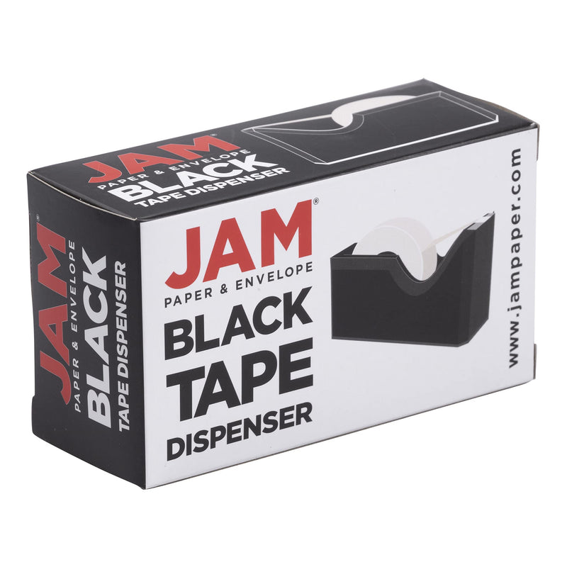 [Australia - AusPower] - JAM PAPER Colorful Desk Tape Dispensers - Black - Sold Individually 