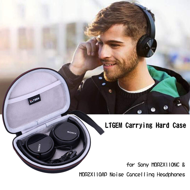 [Australia - AusPower] - LTGEM EVA Hard Case for Sony MDRZX110NC & MDRZX110AP Noise Cancelling Headphones Travel Protective Carrying Storage Bag 