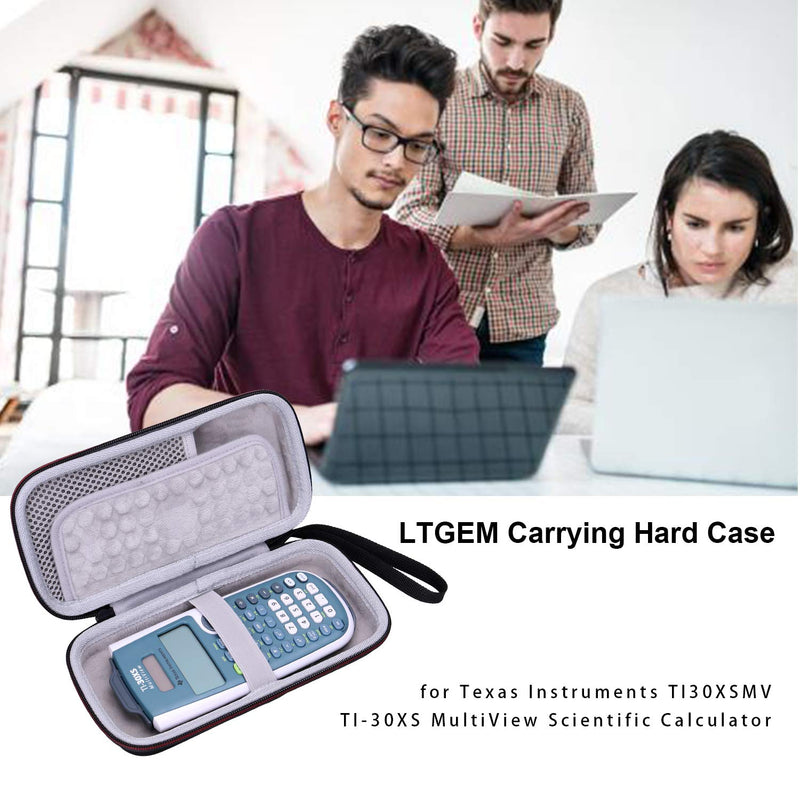 [Australia - AusPower] - LTGEM EVA Hard Case for Texas Instruments TI-30XS / TI-36X Pro Engineering Multiview Scientific Calculator (We Sale case only!) 1-Grey 