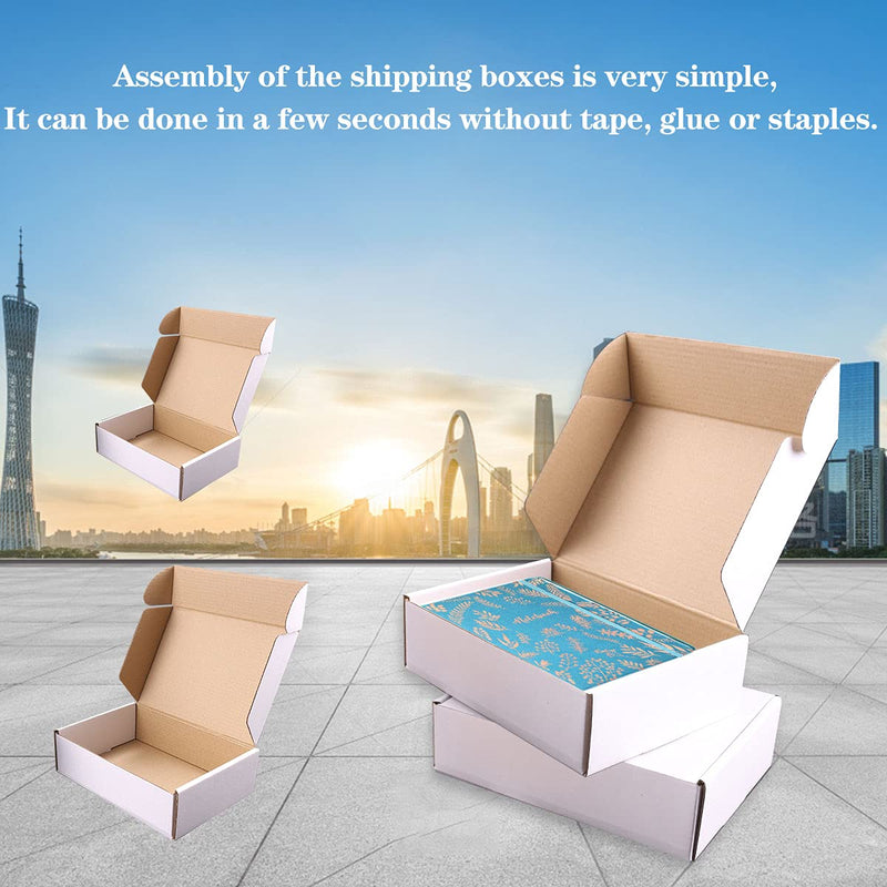 [Australia - AusPower] - Shipping Boxes.7" x 5" x 2"Inch Which is Anti-Impact Come with Exquisite Sealing Label.Suitable E-Commerce Packaging, Shipping Packaging.(10PCS) 7" x 5" x 2" 10PCS 