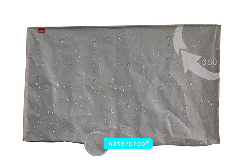 [Australia - AusPower] - acoveritt Outdoor 32" TV Set Cover,Scratch Resistant Liner Protect LED Screen Best-Compatible with Standard Mounts and Stands (Beige) 
