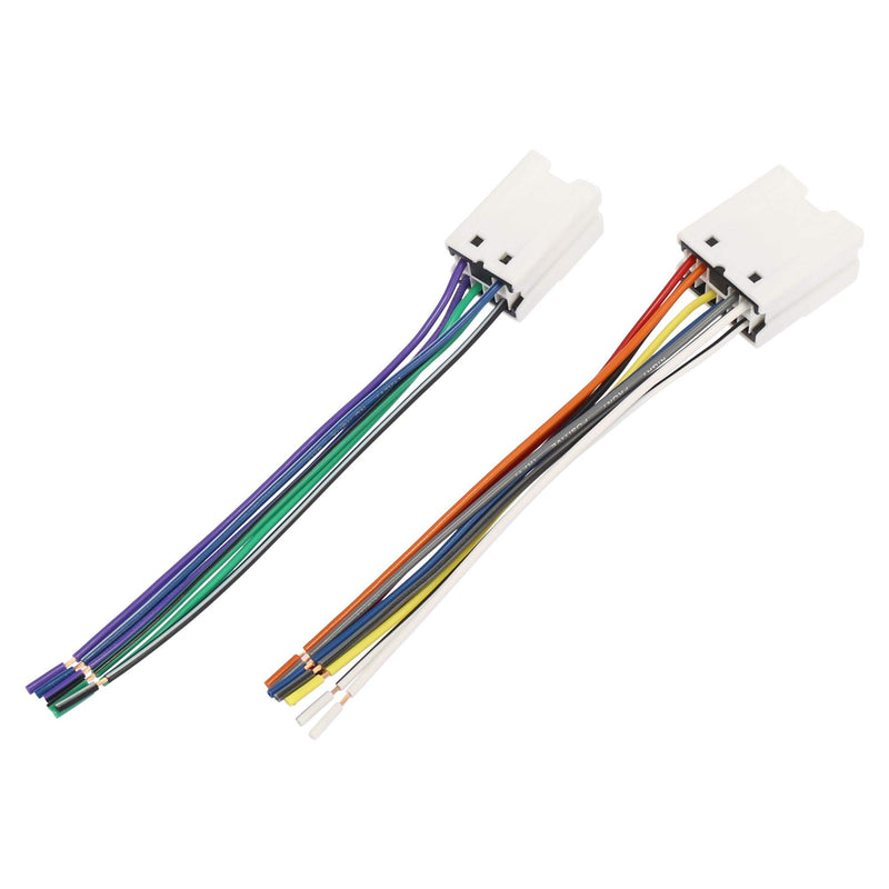 [Australia - AusPower] - X AUTOHAUX 70-7550 Car Stereo CD Player Wiring Harness Set Wire Radio Adapter Install Plug for Nissan 1995-2006 