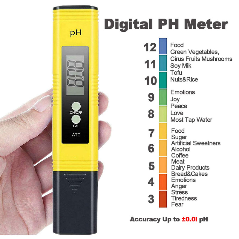 [Australia - AusPower] - GuDoQi PH Meter, TDS Meter Combo, Pool Water Test Kit, PH Tester Digital, PPM Meter, 0.01 Resolution TDS PH EC Temperature 4 in 1 Set for Drinking Water, Hydroponics, RO System, Aquarium, Swimming 