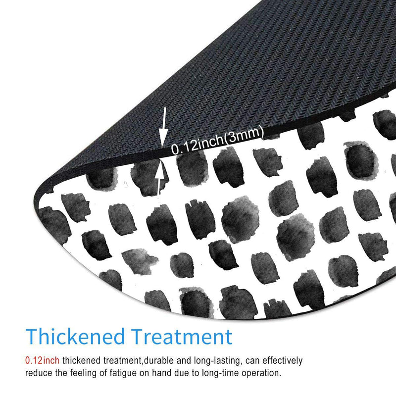[Australia - AusPower] - Smooffly Polka Dot Mouse Pad, Polka Dot Print, Dot Pattern, Gift for Her, Cute Round Mousepad, Cute Desk Accessories, Office Decor, Desk Decor, Mouse Pads 