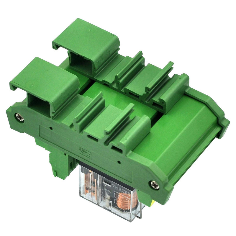 [Australia - AusPower] - DIN Rail Mount AC/DC Control DPDT 5Amp Pluggable Power Relay Interface Module (AC/DC 24V, 2 Relay) AC/DC 24V, 2 Relay 