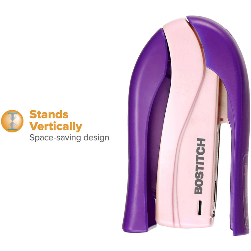 [Australia - AusPower] - Bostitch inSHAPE 15 Reduced Effort Compact Stapler, Purple (1454) 