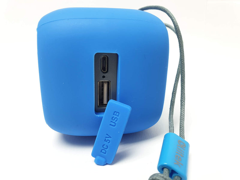 [Australia - AusPower] - Oliitek Potable Bluetooth Speaker,HD Sound Super bass, Compact Size, Up to 66 Foot Wireless Range, IPX6, Perfect for Travel, Indoor, Outdoor,Beach, Poolside, FM Radio, USB Port. 