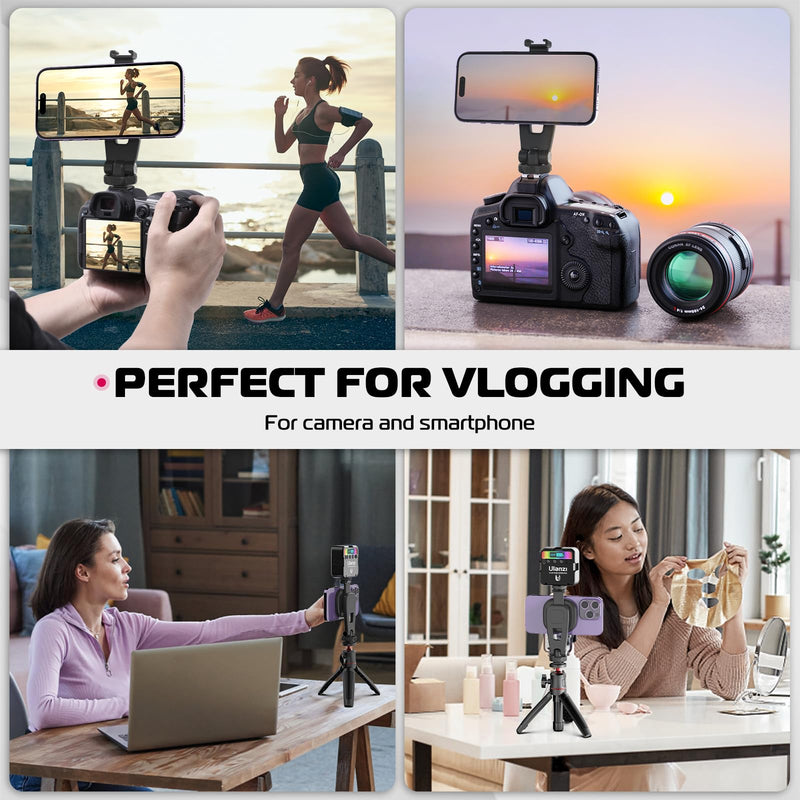 [Australia - AusPower] - ULANZI Magnetic iPhone Tripod Mount MA23, Magnet Phone Holder Adapter Tripod Attachment Compatible with MagSafe Only for iPhone 12 13 14 Plus Pro Max All Series 