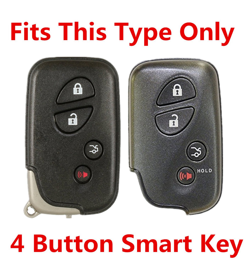 [Australia - AusPower] - Rpkey Silicone Keyless Entry Remote Control Key Fob Cover Case protector Replacement Fit For Lexus ES350 GS300 GS350 GS430 GS450h ISC IS250 IS350 LS460 LS600h HYQ14AAB 89904-50380 89904-30270 
