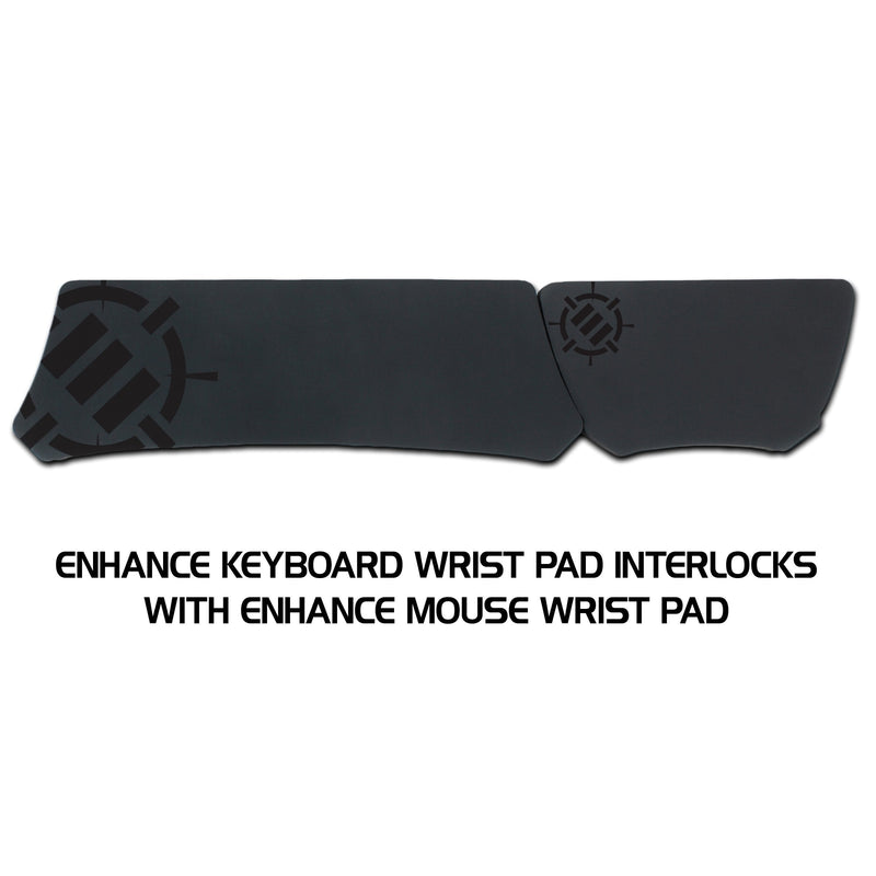 [Australia - AusPower] - ENHANCE Gaming Mouse Wrist Rest - Firm Wrist Pad for PC Gamers and Esports Professionals with Ergonomic Support, Non-Slip Rubber Backing, Anti-Fray Design - Great for Gaming or Office Use Mouse Size 
