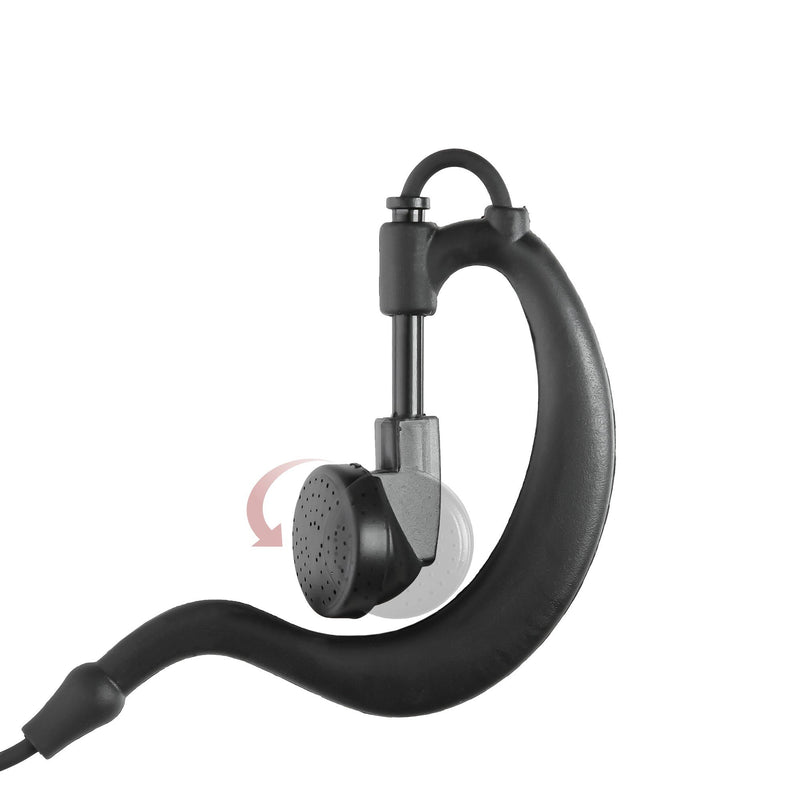 [Australia - AusPower] - Arrowmax AEH1003-AX G-Sharp Earhanger Earphone for Motorola XiR P6628 XIR E8600 E8608 XPR 3300 XPR 3500 1 Piece 