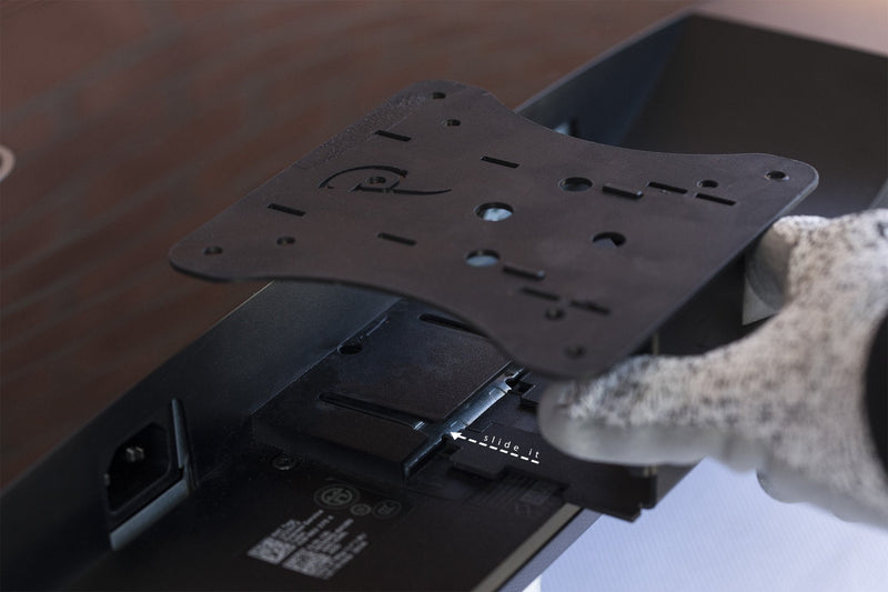 [Australia - AusPower] - Gladiator Joe Monitor Arm / Mount VESA Bracket Adapter Wall Mount Compatible with Dell SE2717H, SE2717HX, SE2717HR - Gladiator Joe - 100% Made in North America 