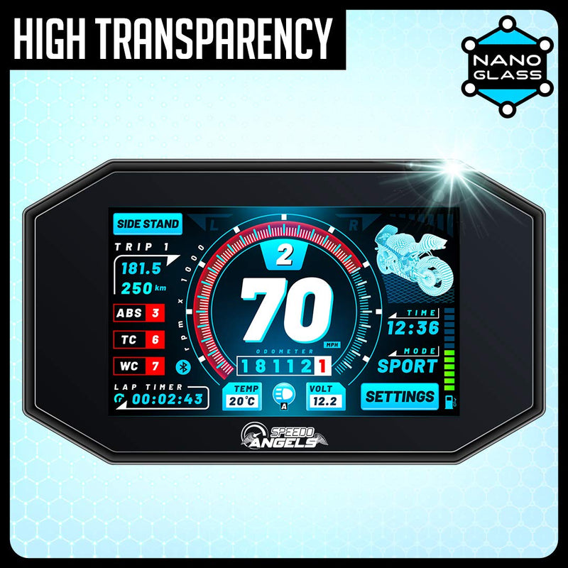 [Australia - AusPower] - Speedo Angels Nano Glass Screen Protector for BOOM! BOX 6.5GT (GPS) (2014+) x 2 
