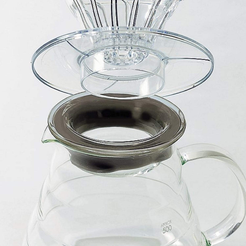 [Australia - AusPower] - Hario V60 Glass Range Coffee Server, 800ml, Clear 03, 800ml 
