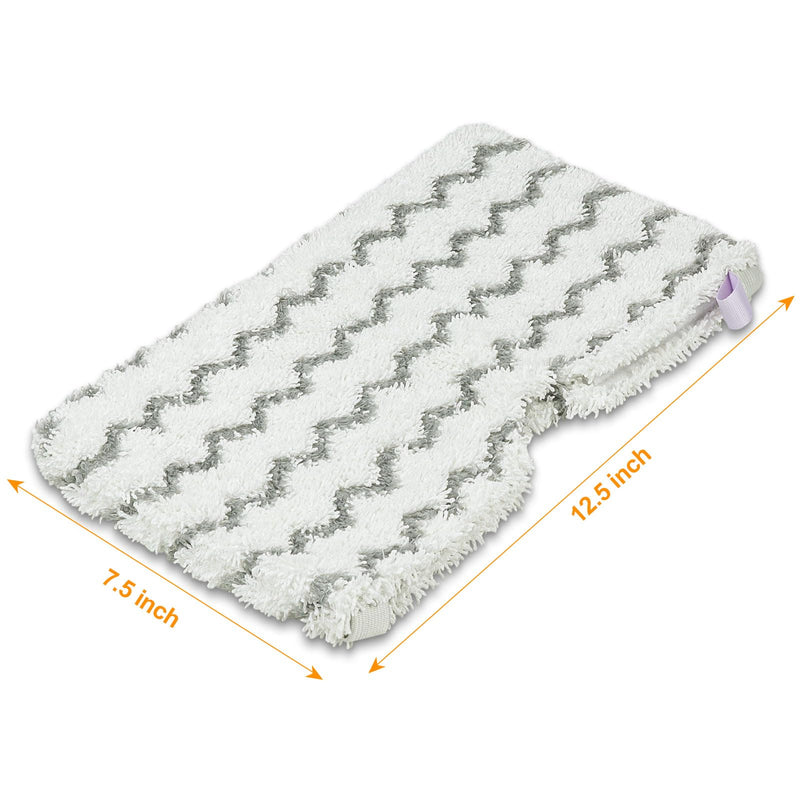 [Australia - AusPower] - Jirmory 6 Pack Steam Mop Replacement Pads Compatible with Shark Steam Pocket Mop S3501 S3550 S3601 S3801 S3901 SE450 S3601D S3901D, Scrub Microfiber Replacement Pads Refills Reusable 