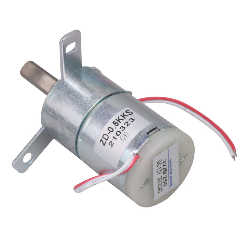 [Australia - AusPower] - BQLZR High Torque 12V DC 25 RPM Gear-Box Regulated Geared Motor for Electric Screwdrivers, Juicers, Shredders, DIY Mini Drill Presses,Cake Pan 