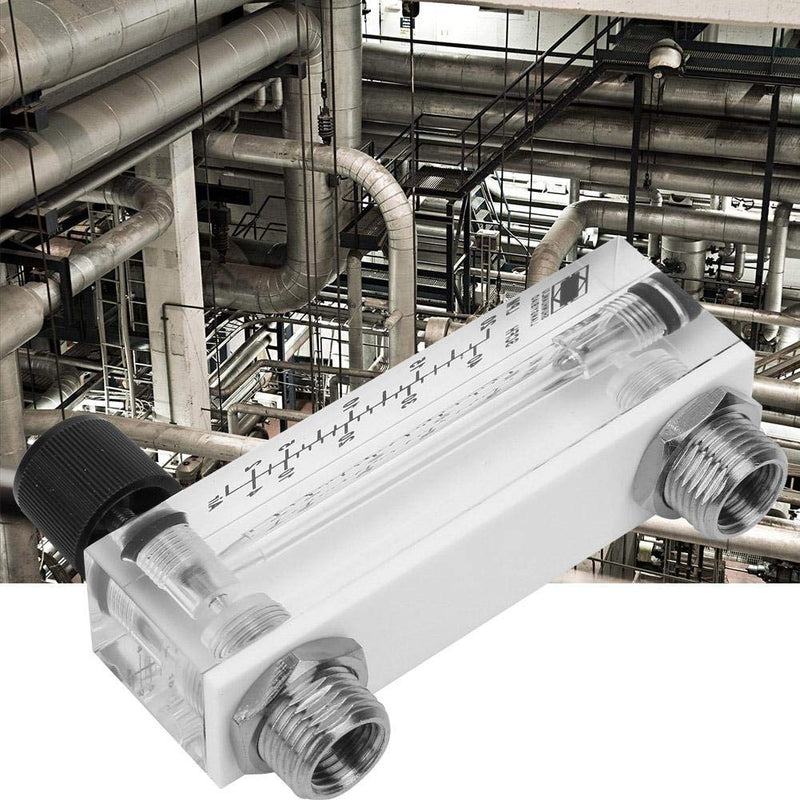 [Australia - AusPower] - Garosa Gas Flowmeter Adjustable Gas Flowmeter Panel Mount Type Gas egulator Gauge Welding Flowmeter Brass Female BSP1/4" 2-20LPM/4-40SCFH 
