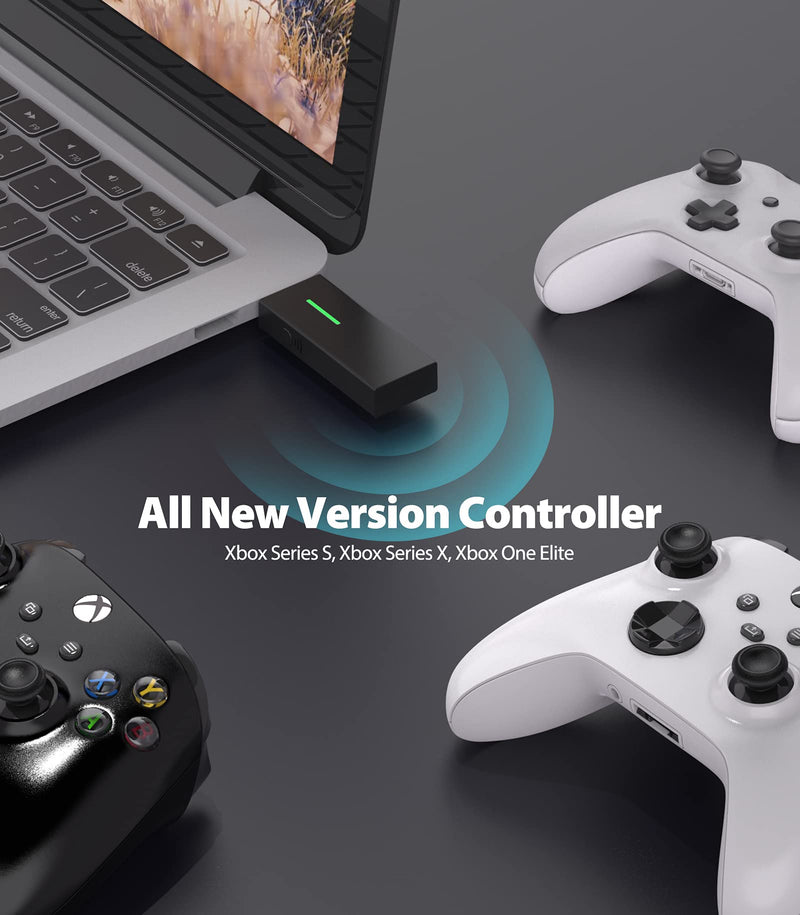 [Australia - AusPower] - Wireless Adapter Compatible with Xbox One, YCCTEAM Wireless Receiver for Xbox Series X, Xbox Series S, Elite Series Controller on Windows 11/10/8.1 