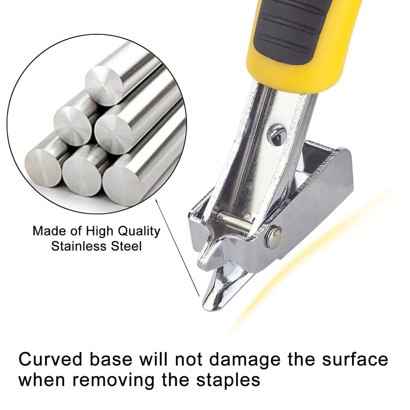 [Australia - AusPower] - GEARLINTON Staple Remover Heavy Duty Staple Puller, Upholstery Tool Heavy Duty Staple Remover for Office Tack Lifter Puller Office Claw Tools Puller Removing, 3 Pack 