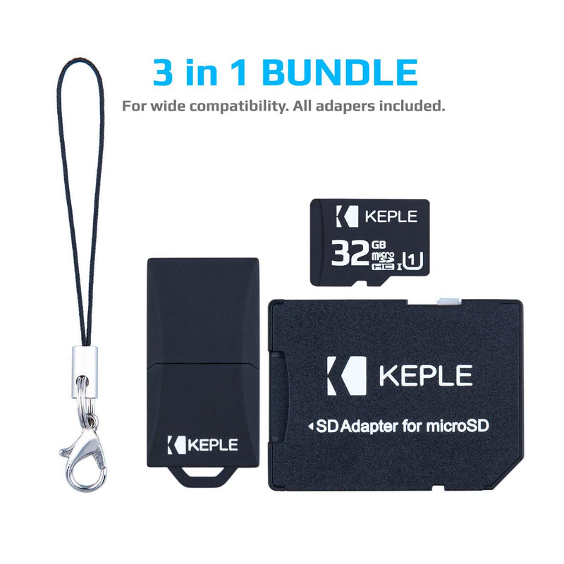 [Australia - AusPower] - 32GB microSD Memory Card by Keple | Micro SD Class 10 for Nokia Lumia 310, 500, 501, 502, 503, 515, 520, 525, 620, 625, 638, 720, 730, 735, 810, 822, 830 1320, 1520 Mobile Phone | 32 GB 32GB 