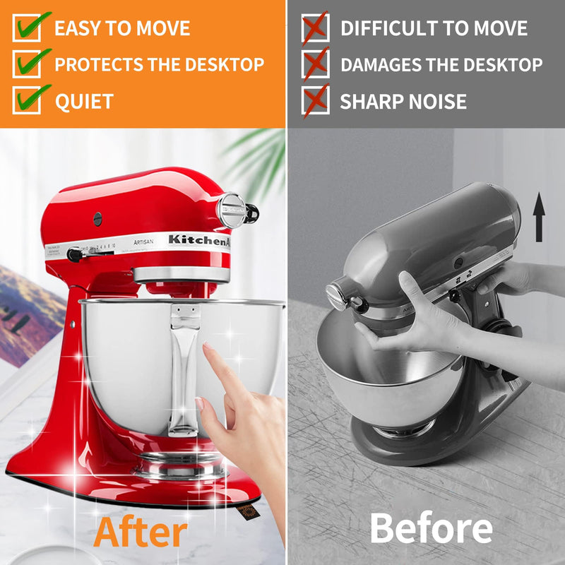 [Australia - AusPower] - Sliding Mat for Kitchenaid Stand Mixer with Rubber Spatula Pastry Brush Slider Mat for KitchenAid 4.5/5 Quart Appliances 4.5/5Quart 