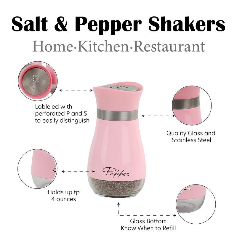 [Australia - AusPower] - Basic Salt & Pepper Shakers - Pink 