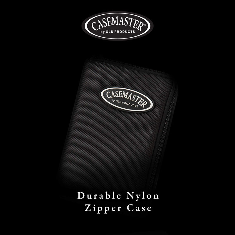 [Australia - AusPower] - VIPER Casemaster Select Nylon Steel and Soft Tip Dart and Accessory Case, Holds 3 Darts, Foam Cushion Allows Flights to be Stored Open Without Being Crushed 